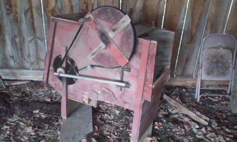 antique seed cleaner